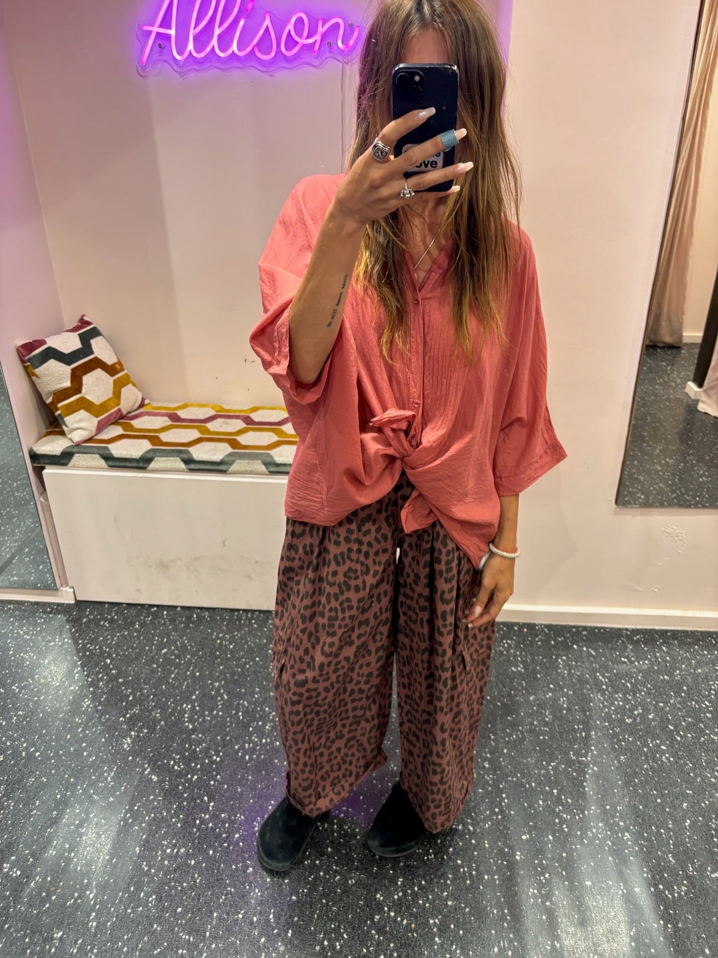 JOHANNA - chemise manches chauve-souris