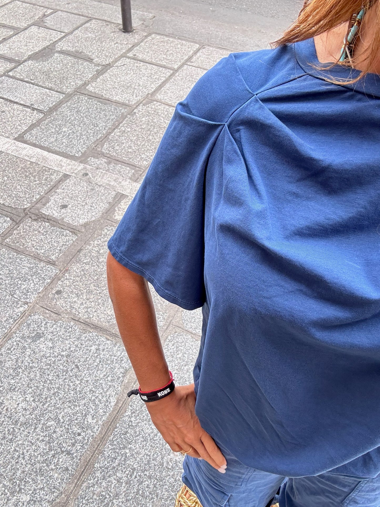 JOHANNA - t-shirt manche froncée