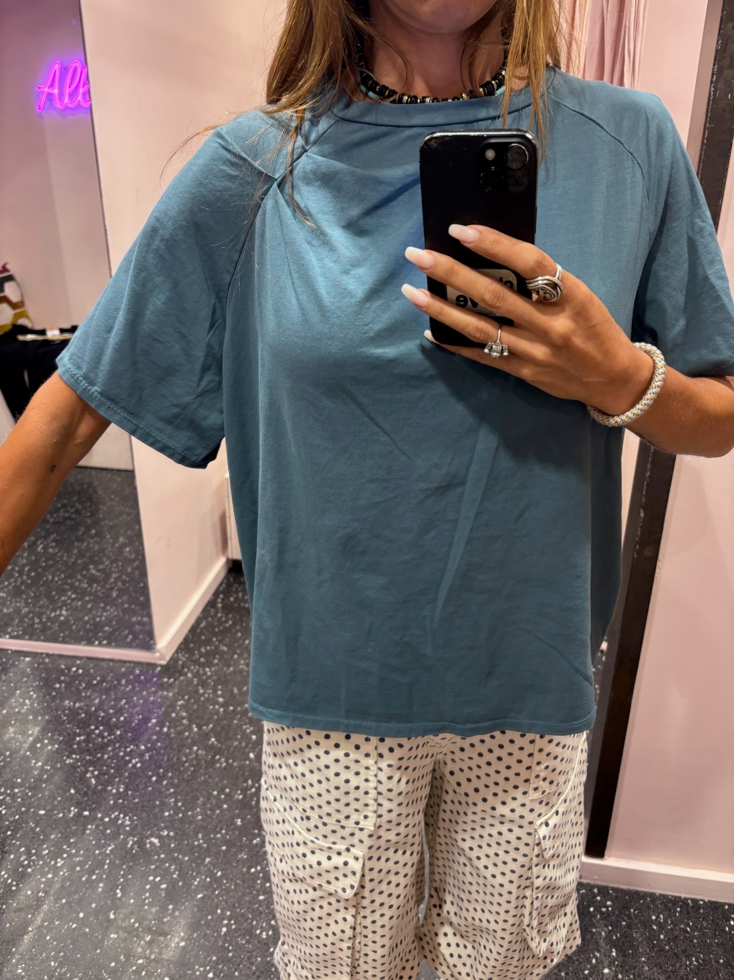 JOHANNA - t-shirt manche froncée
