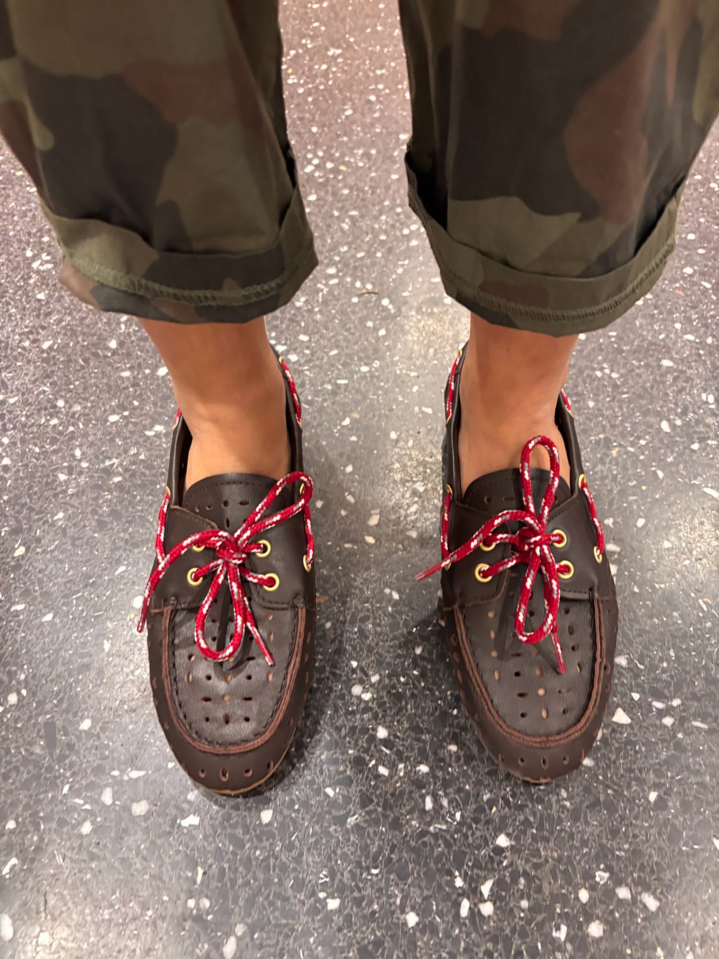 Mocassins en cuir perforé - TORAL