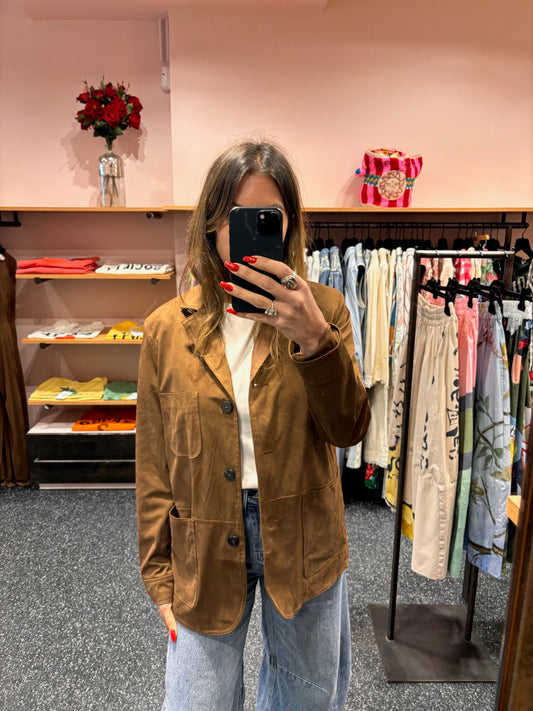 KZELL – Veste marron style vintage