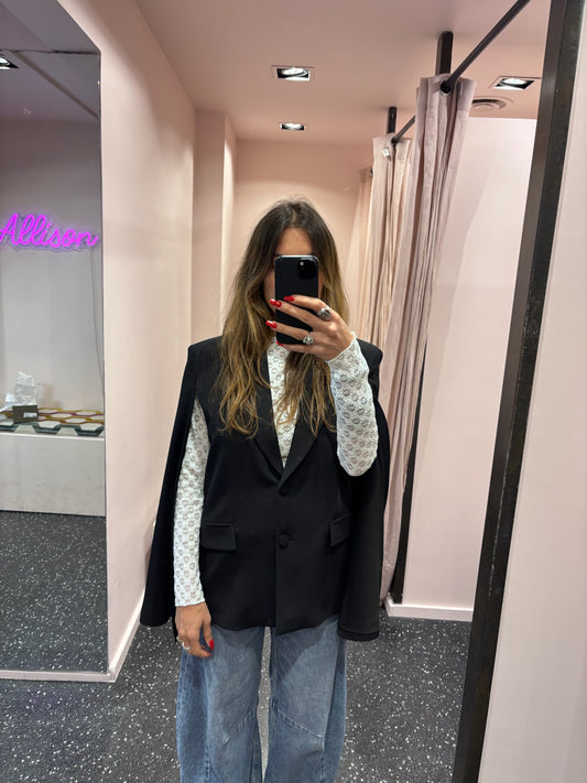 IMPERIAL DIXIE  – Veste cape noire ou blanche
