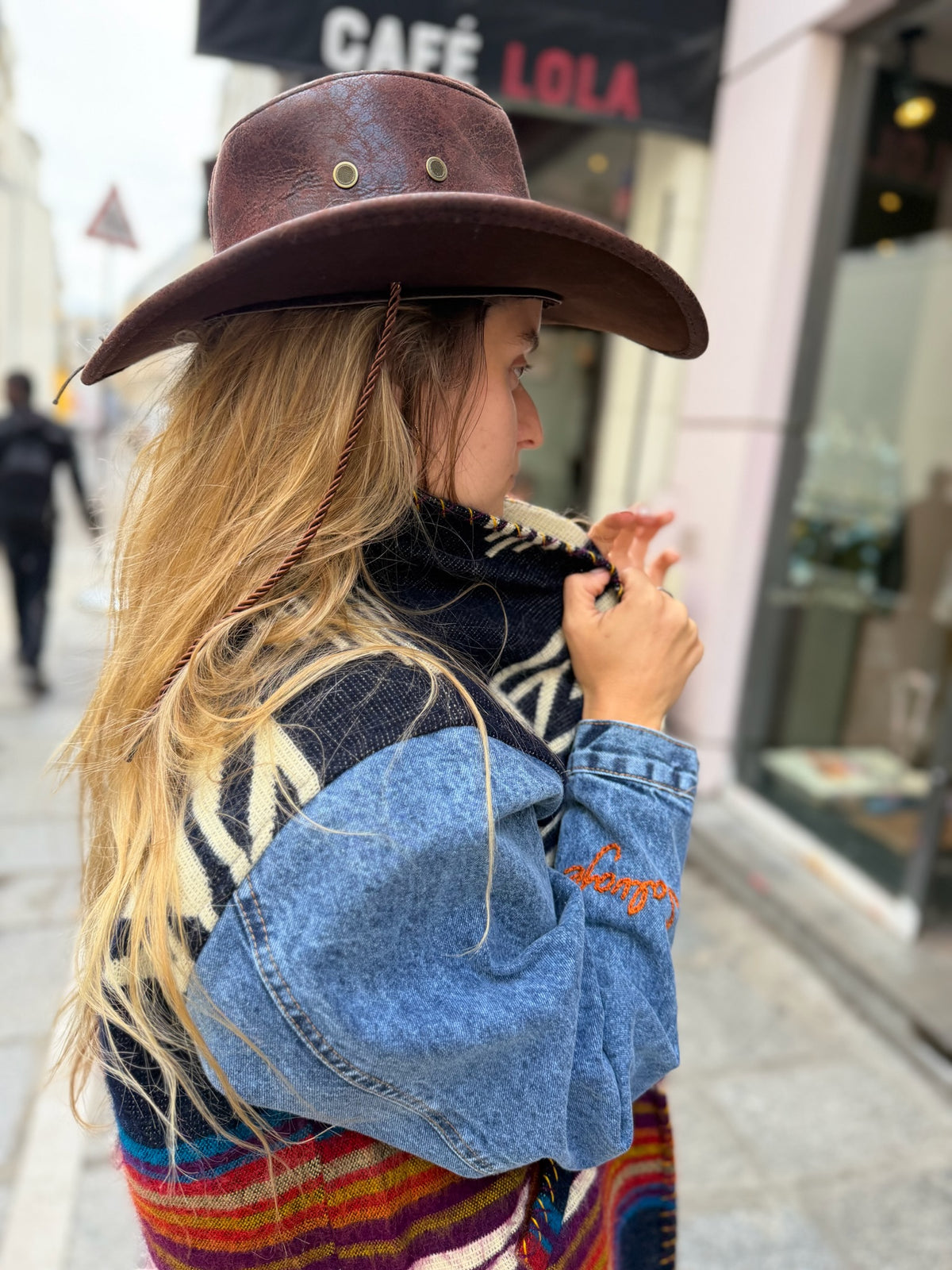 MAISON BADIGO - Veste ojos denim Salvaje