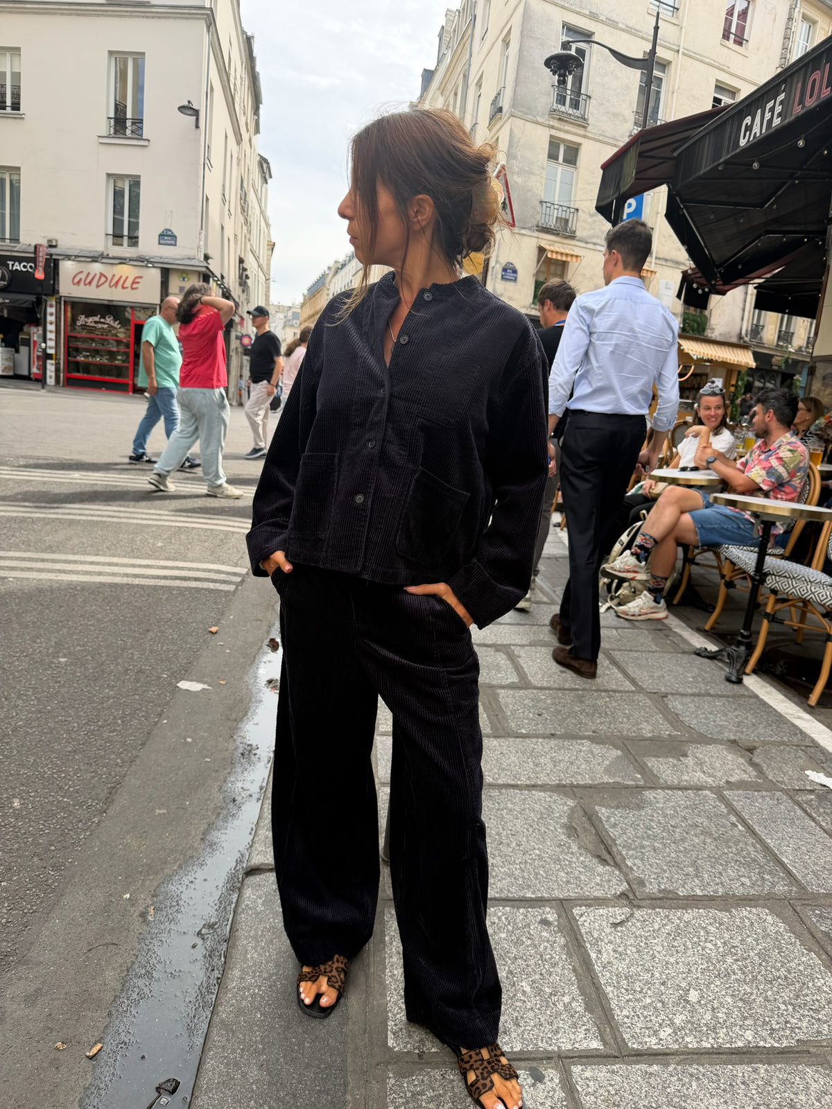 JC SOPHIE - Veste velours côtelé