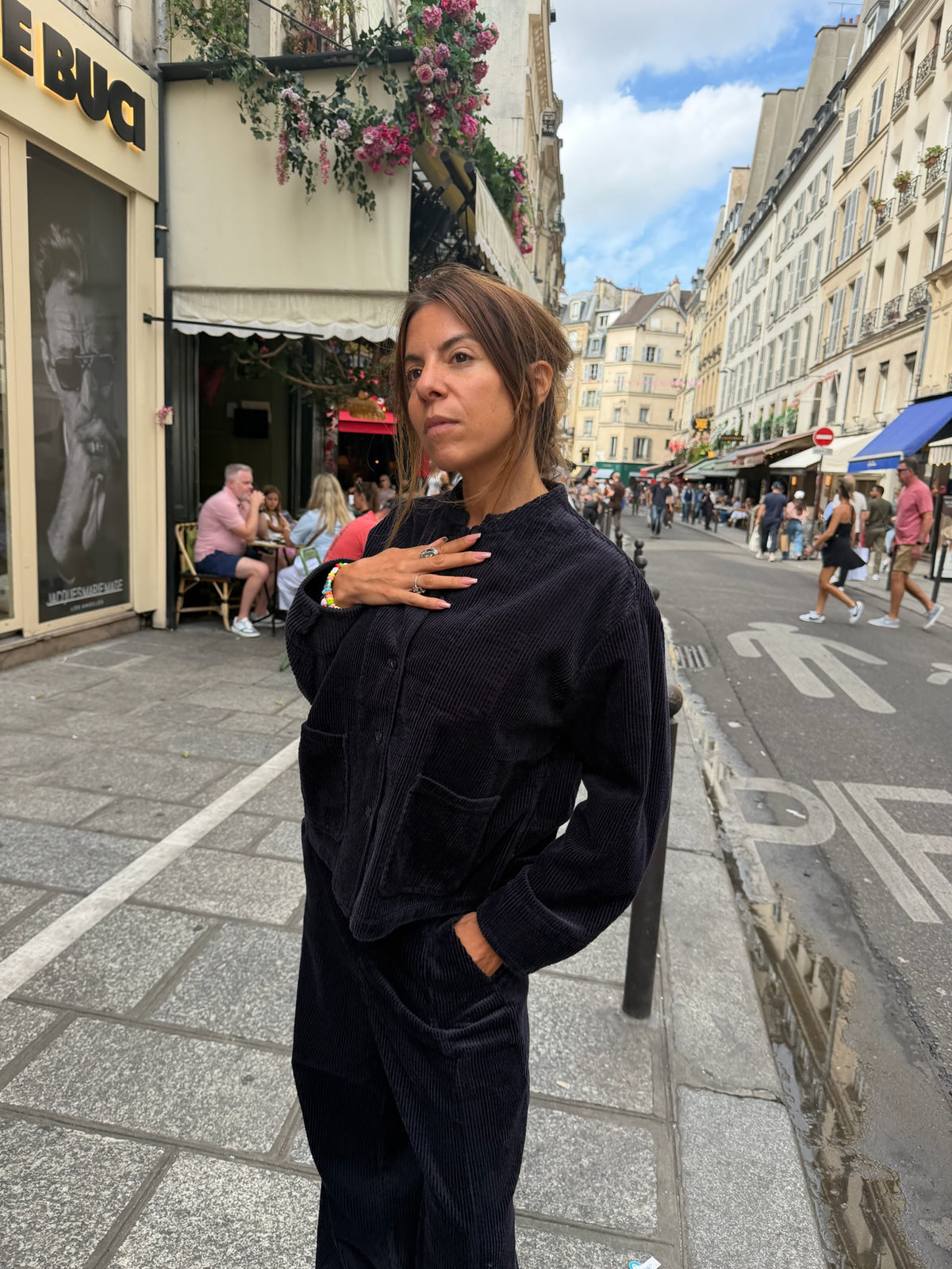 JC SOPHIE - Veste velours côtelé