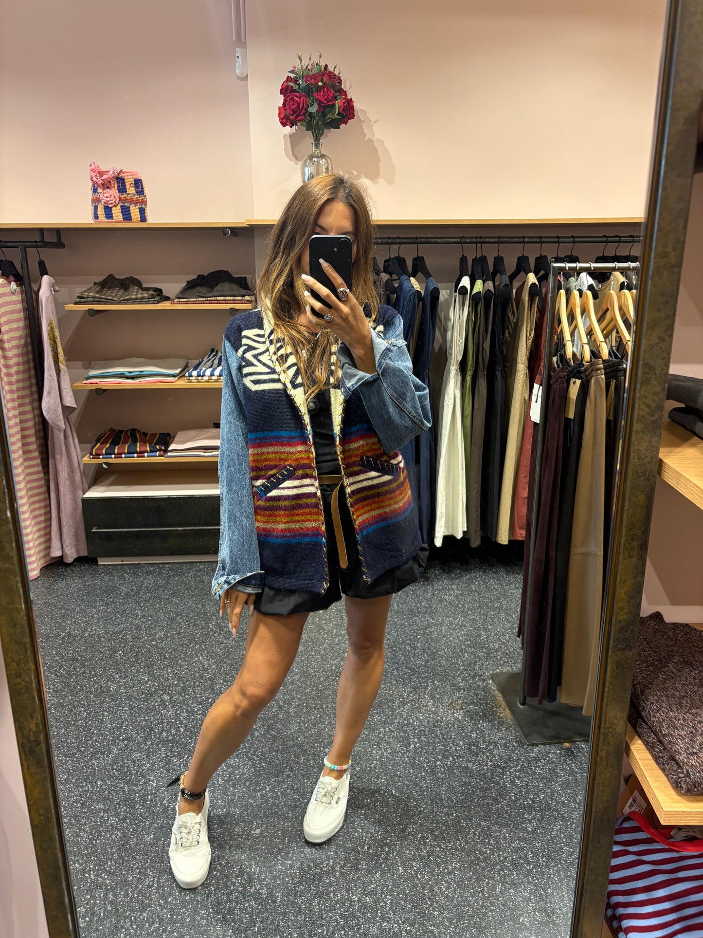 MAISON BADIGO - Veste ojos denim Salvaje