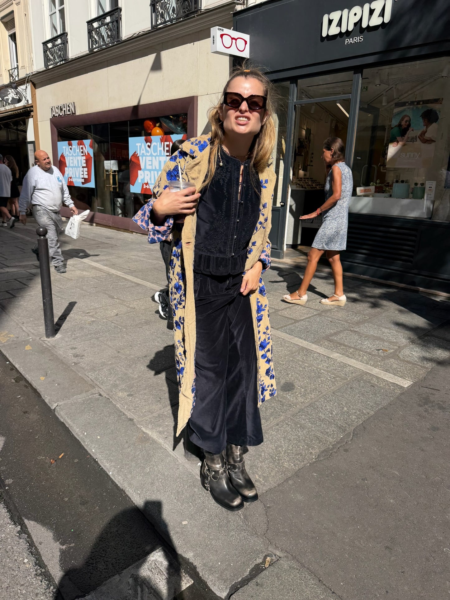 XIWIKJ - manteau long velours côtelé