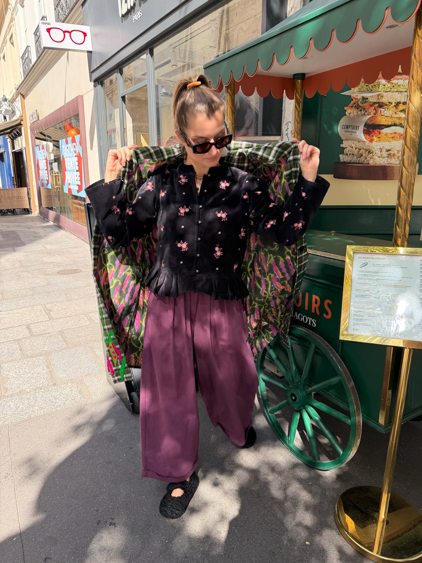 XIWIKJ - manteau évasé en laine