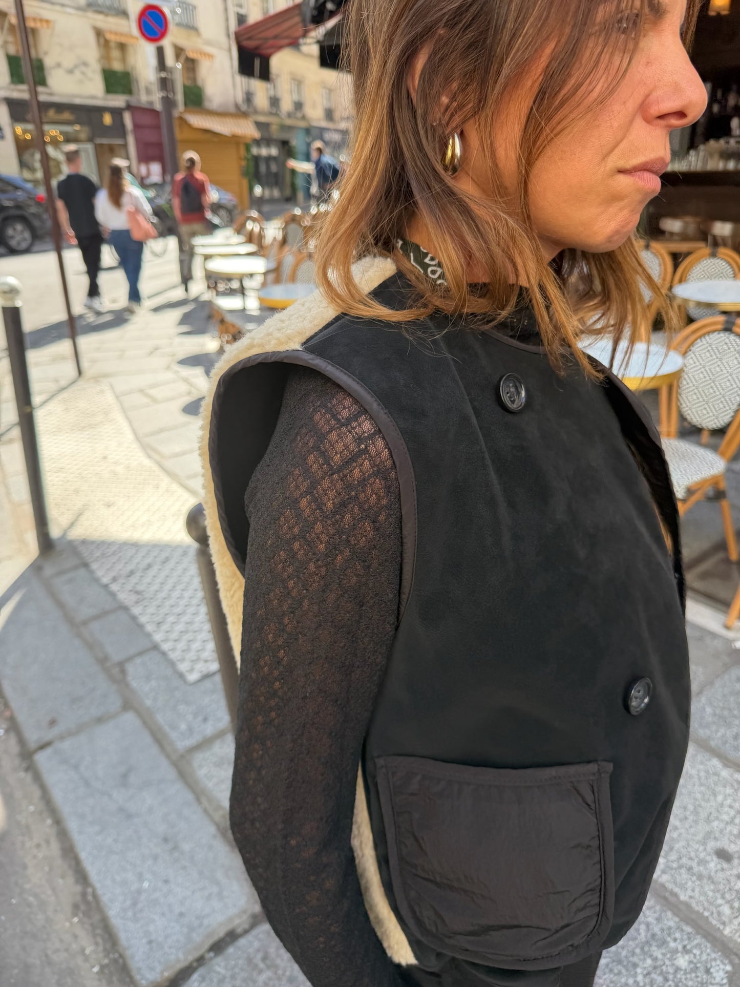 THE COLD WAVE - Gilet Doudoune Graybor réversible