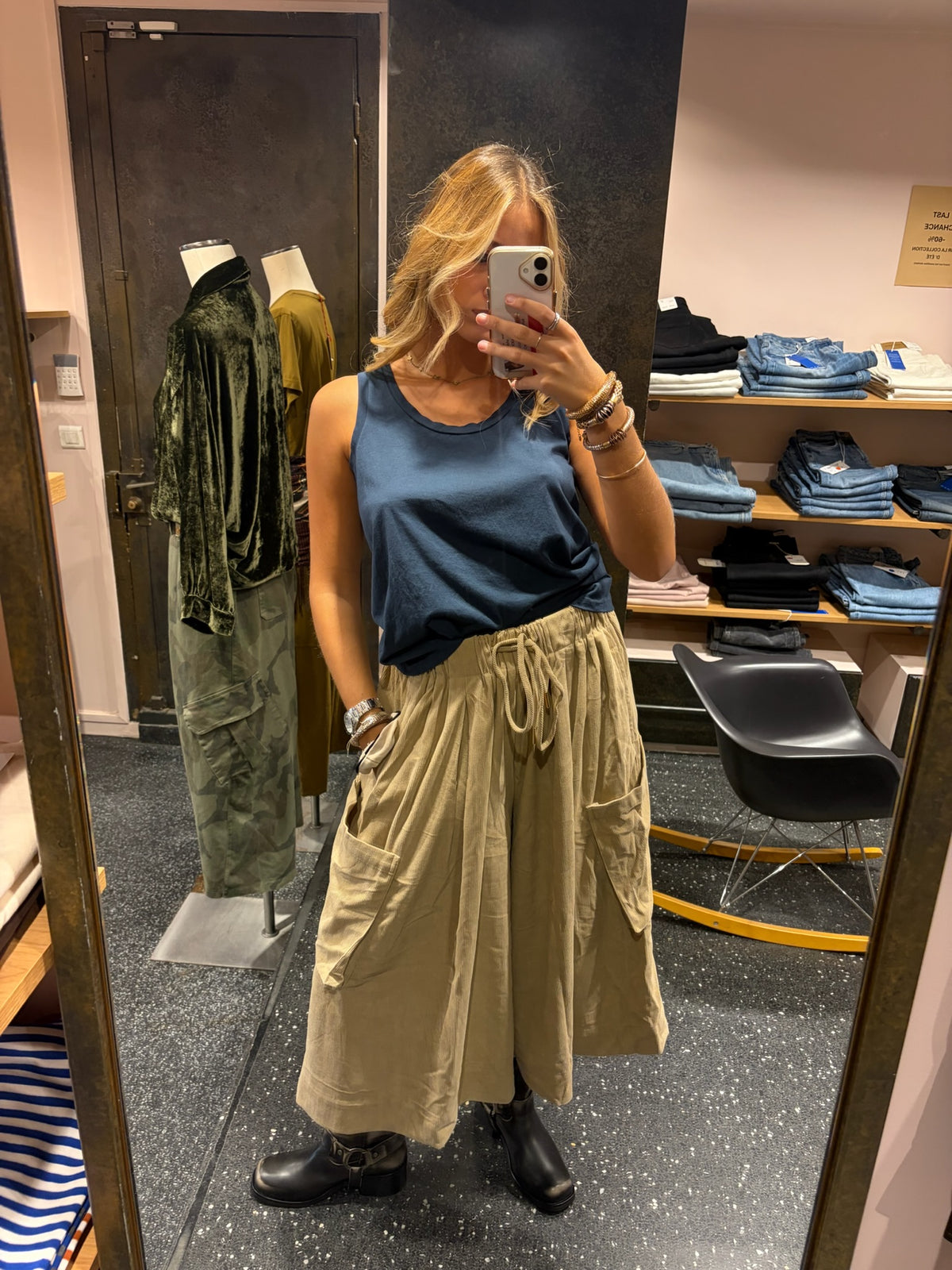 JOHANNA - Pantalon culotte cargo