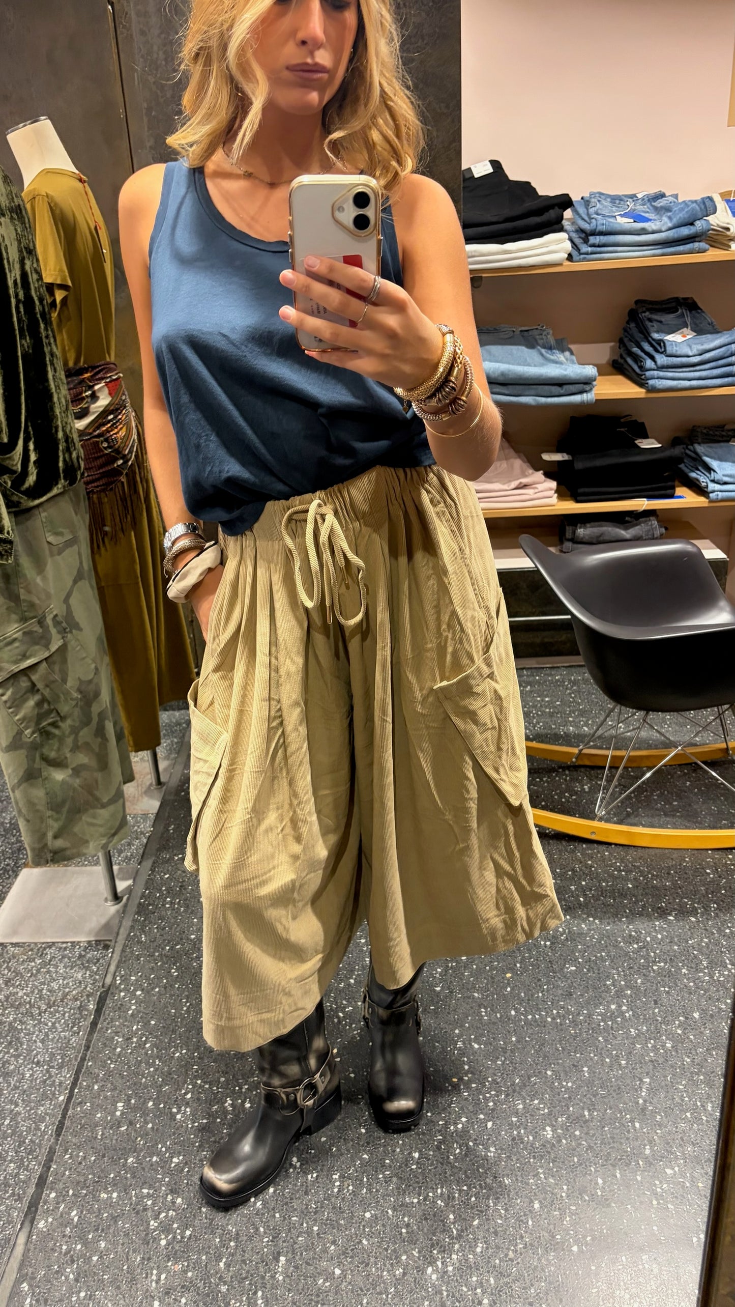 JOHANNA - Pantalon culotte cargo