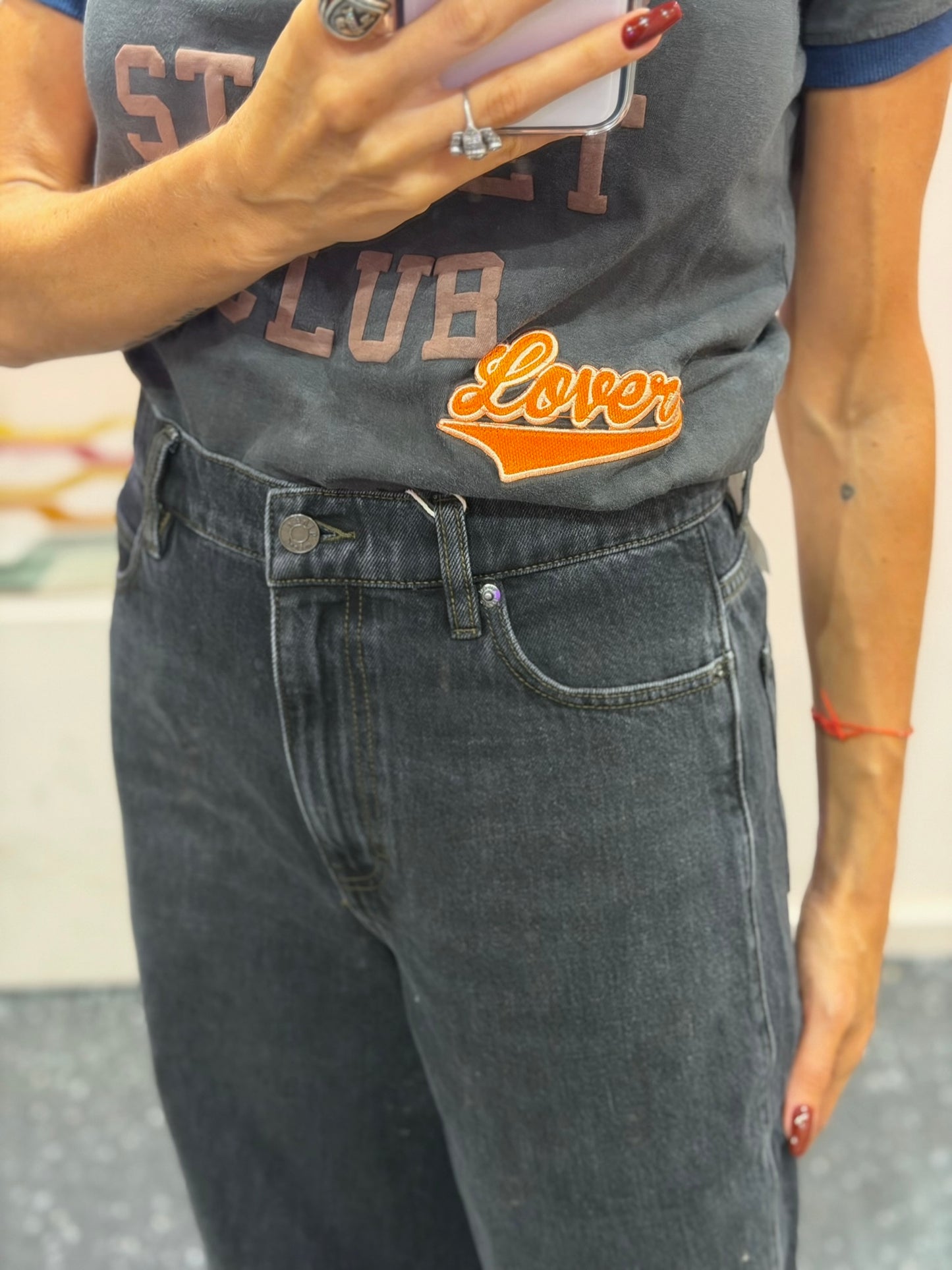 LAPDIP - Jean barrel maxi khôl