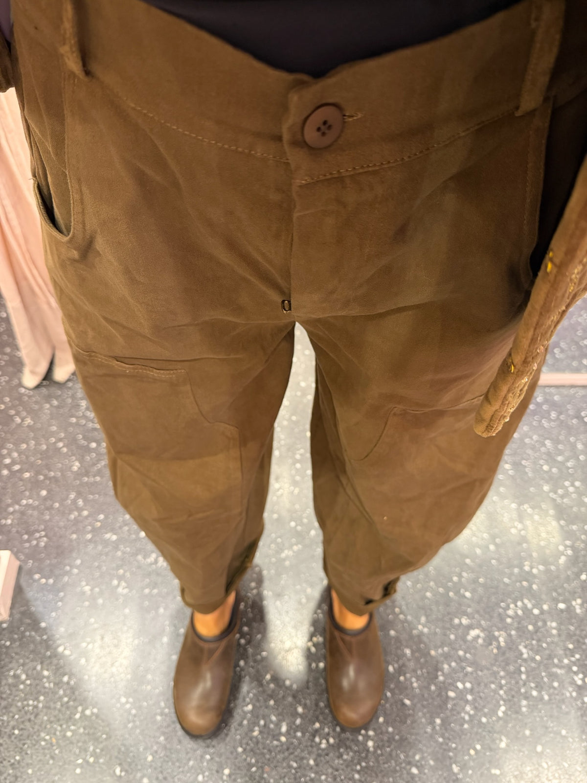 THE CORNER - Pantalon worker coton doux