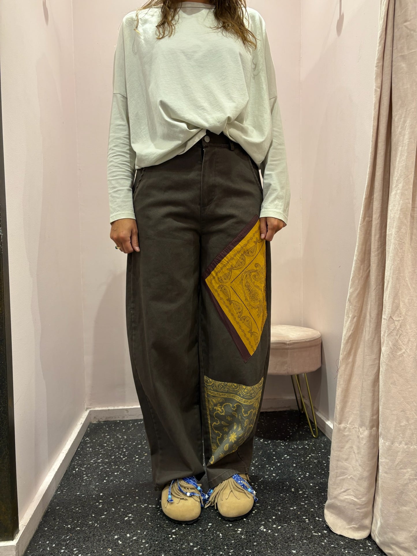 Pantalon patchwork JOHANNA PARIS