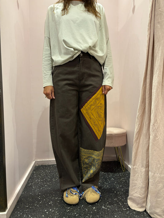 Pantalon patchwork JOHANNA PARIS