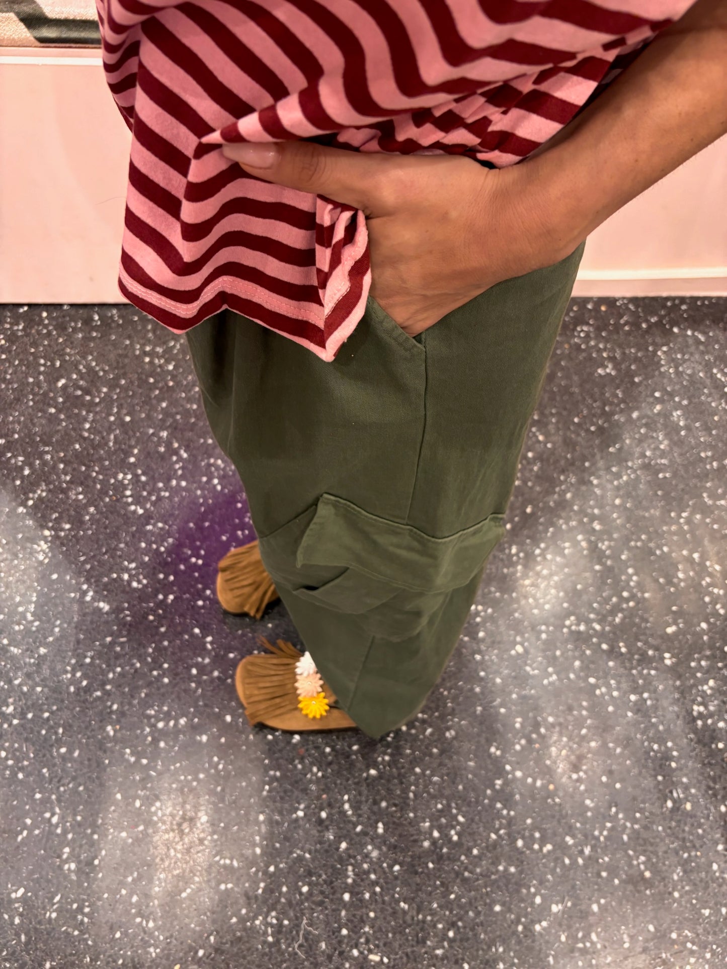 JOHANNA - Marinière oversize manches courtes