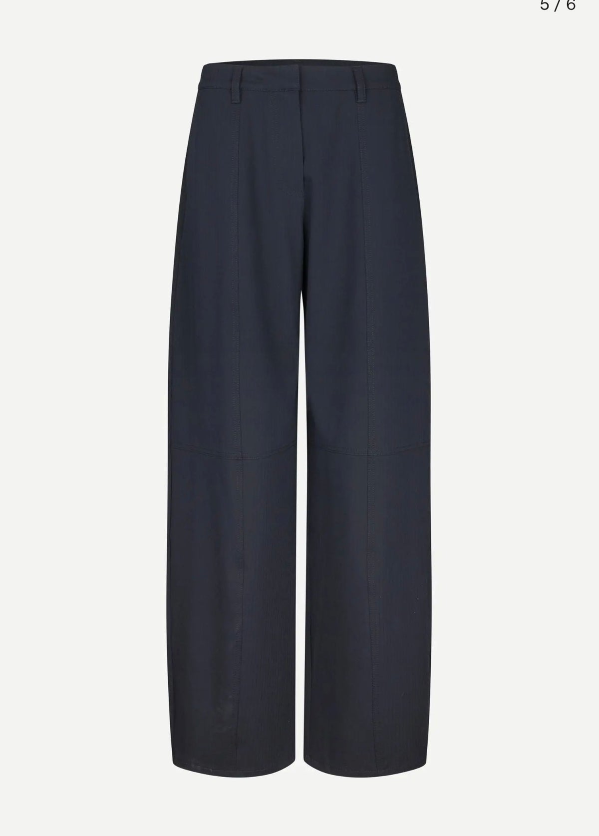 SAMSOE SAMSOE - Pantalon barrel marine
