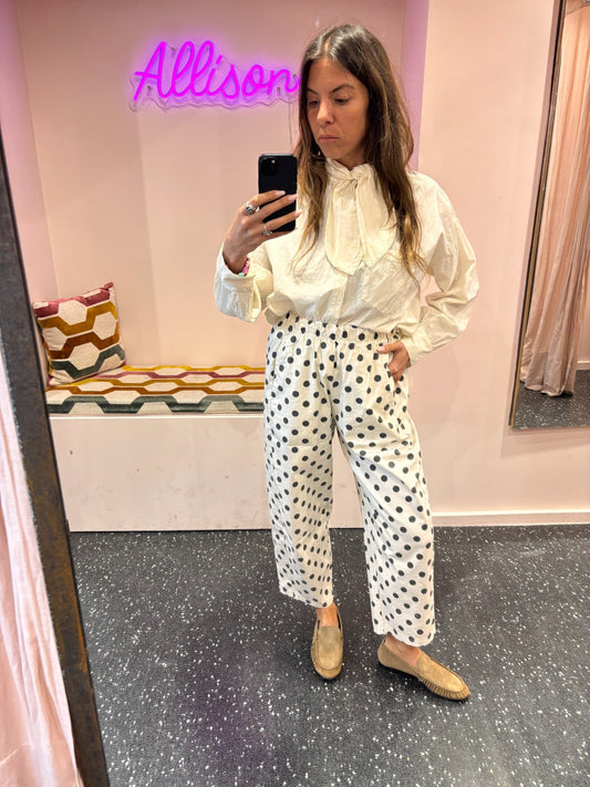 JOHANNA - Pantalon à petits pois