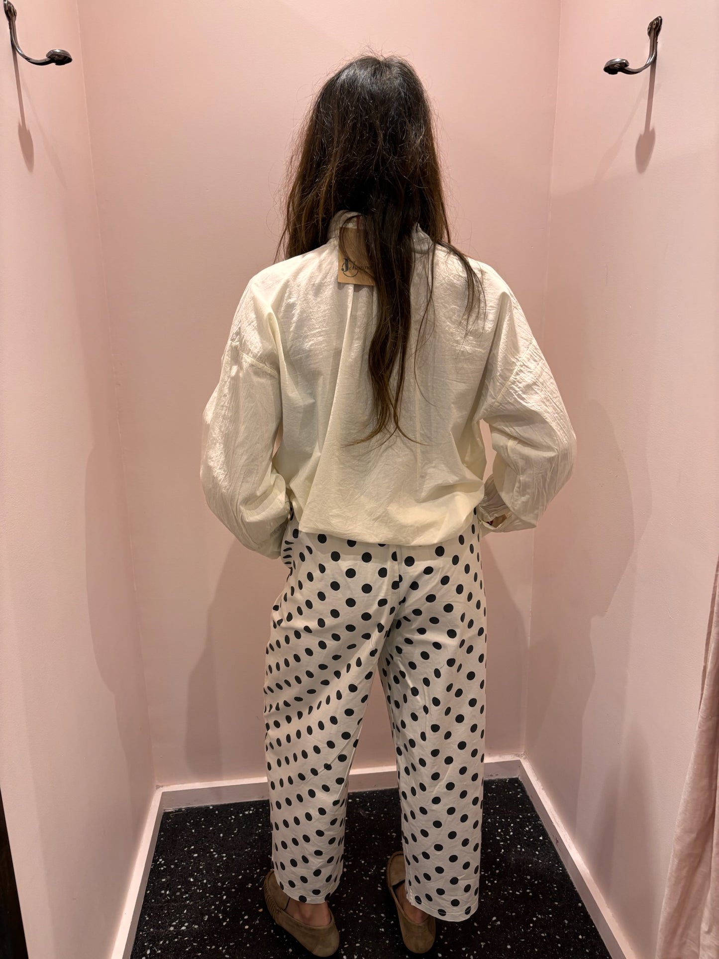 JOHANNA - Pantalon à petits pois