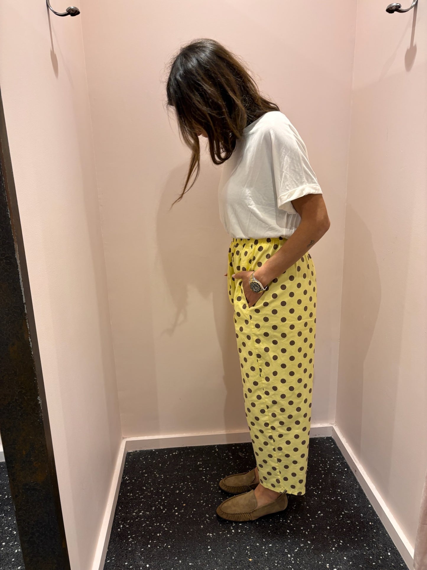 JOHANNA - Pantalon à petits pois