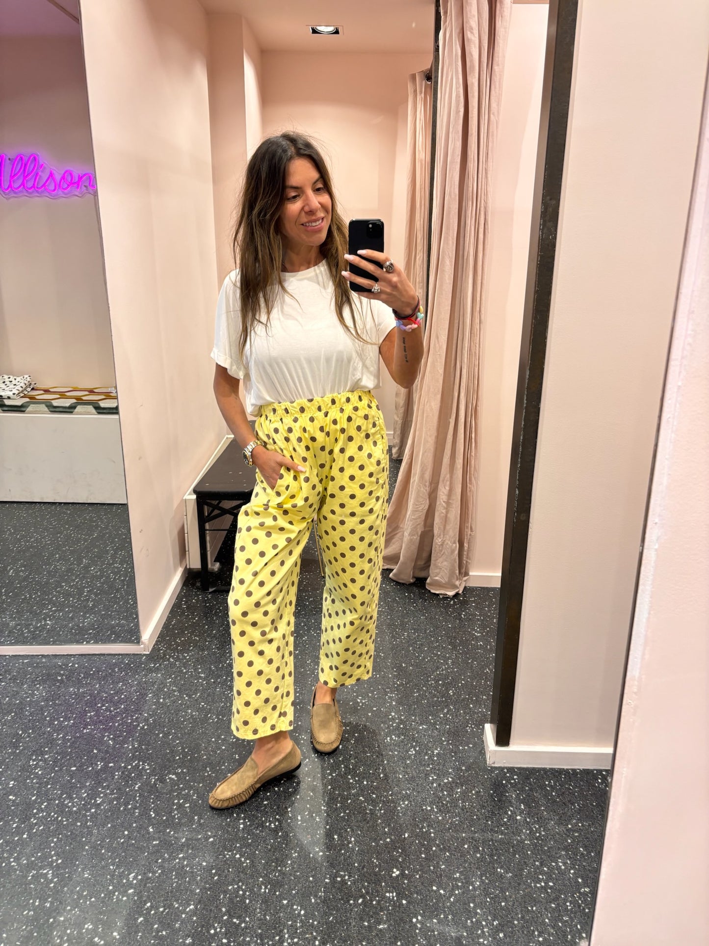 JOHANNA - Pantalon à petits pois