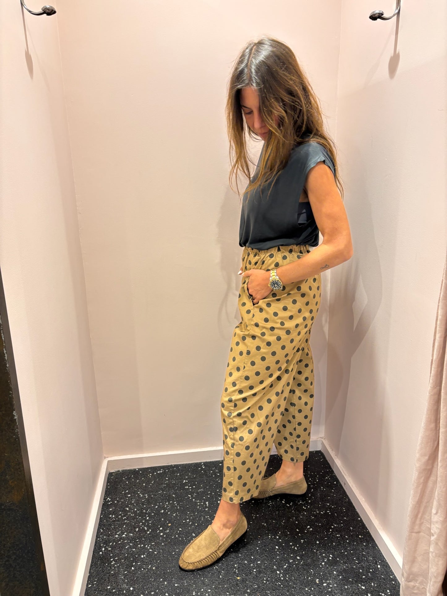 JOHANNA - Pantalon à petits pois