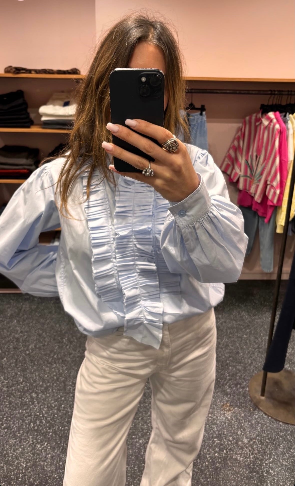 LAURENCE BRAS – blouse Magrita bleue