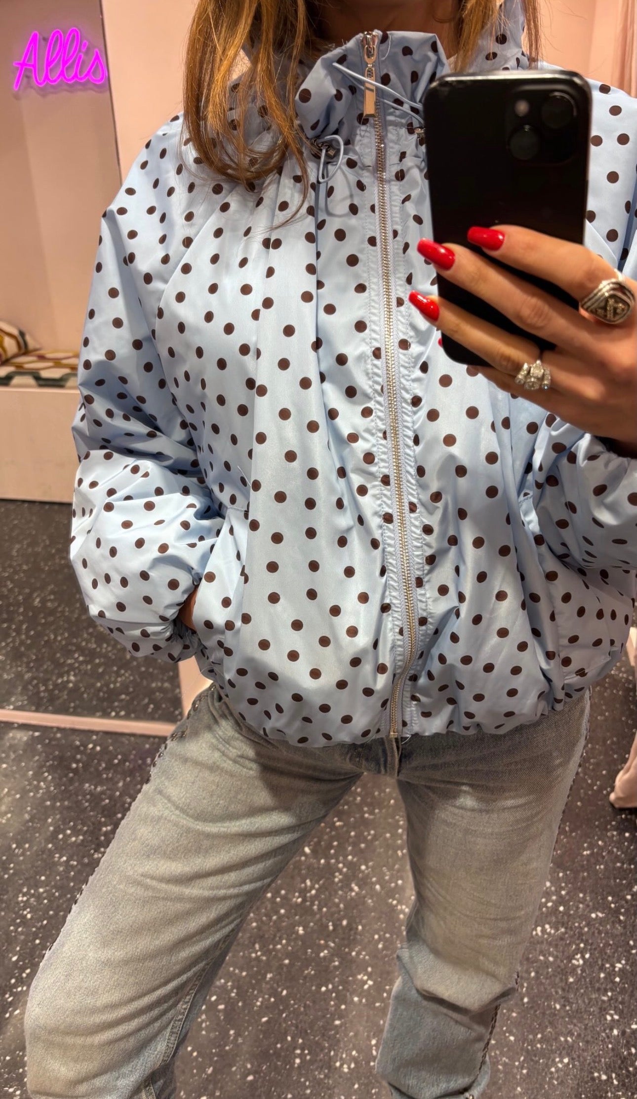 JOHANNA – imperméable à pois