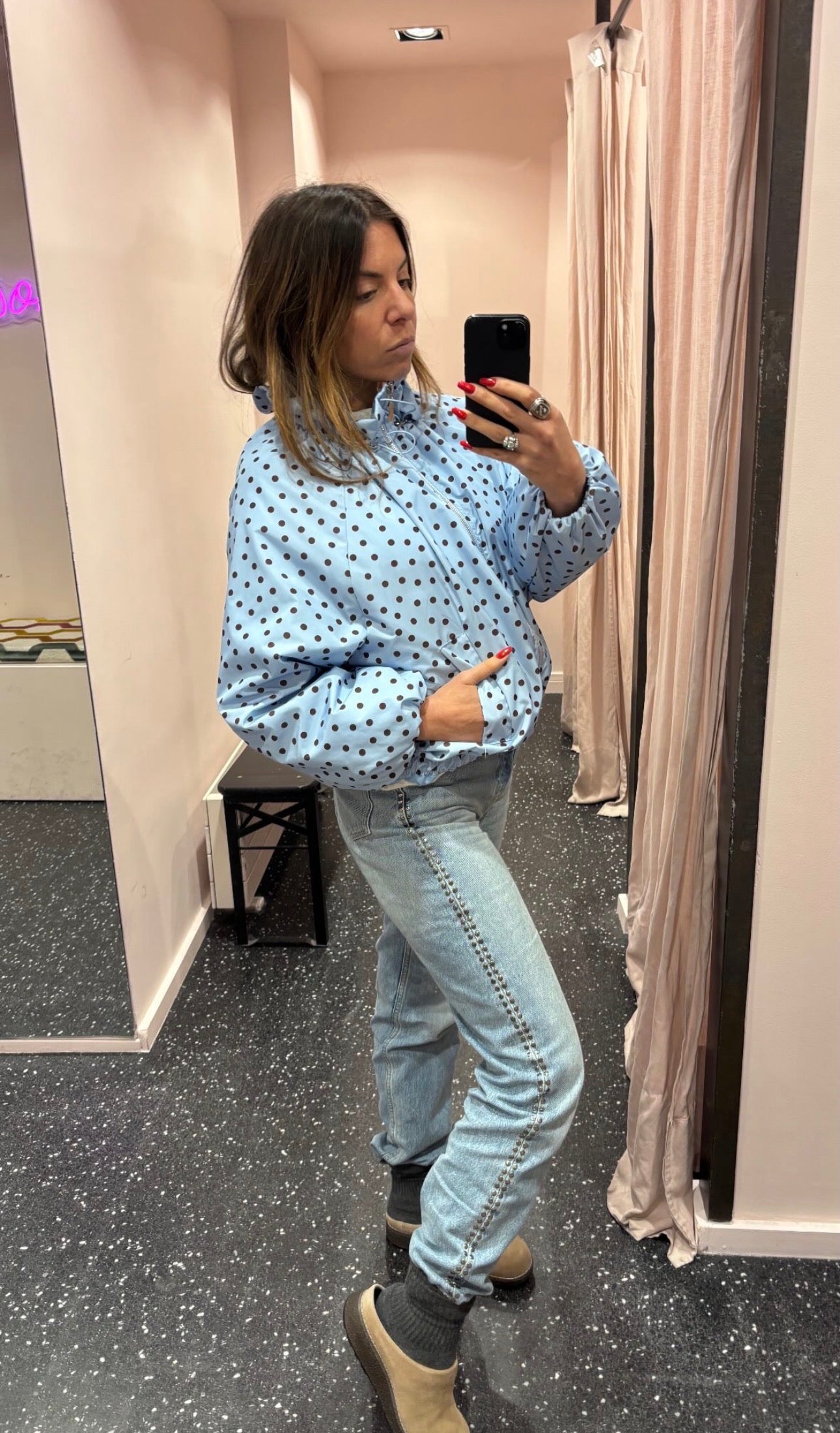 JOHANNA – imperméable à pois