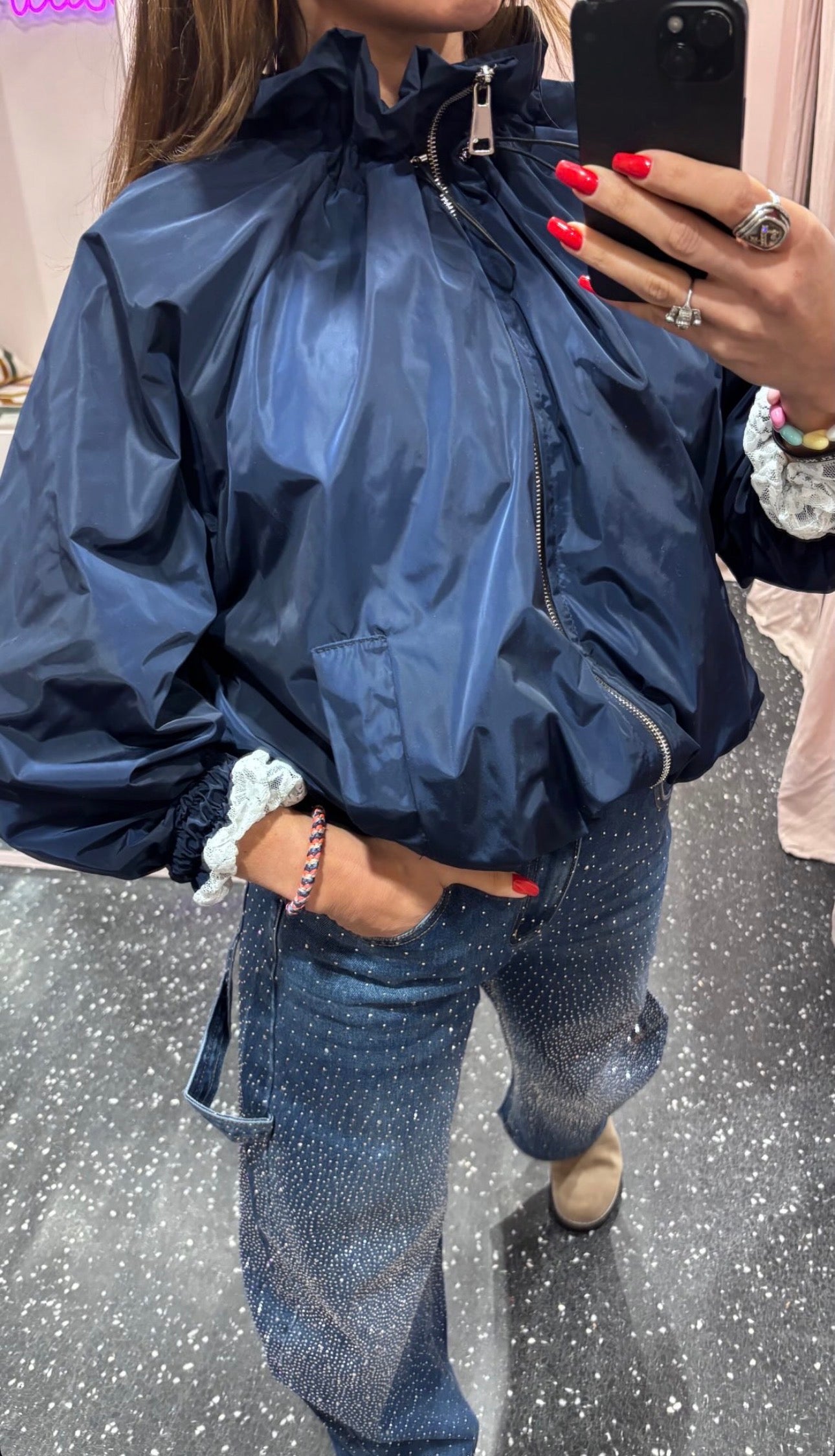 JOHANNA – imperméable doublure dentelle