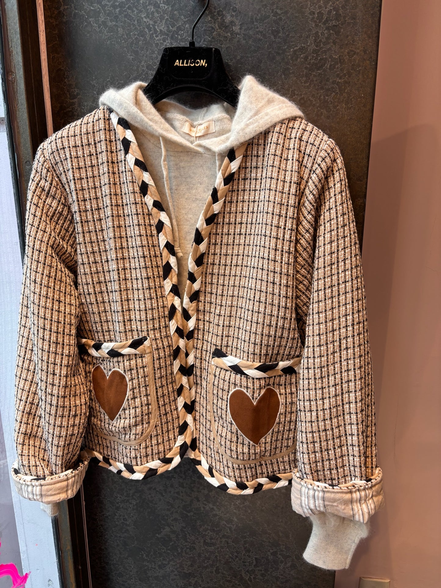 Veste en tweed Heart