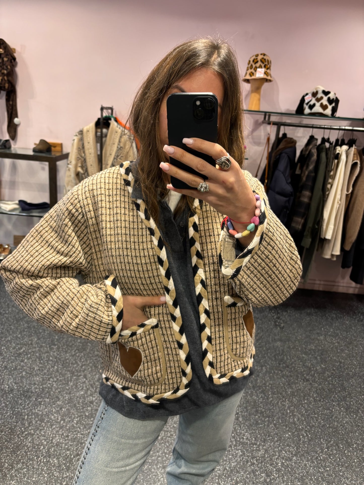 Veste en tweed Heart