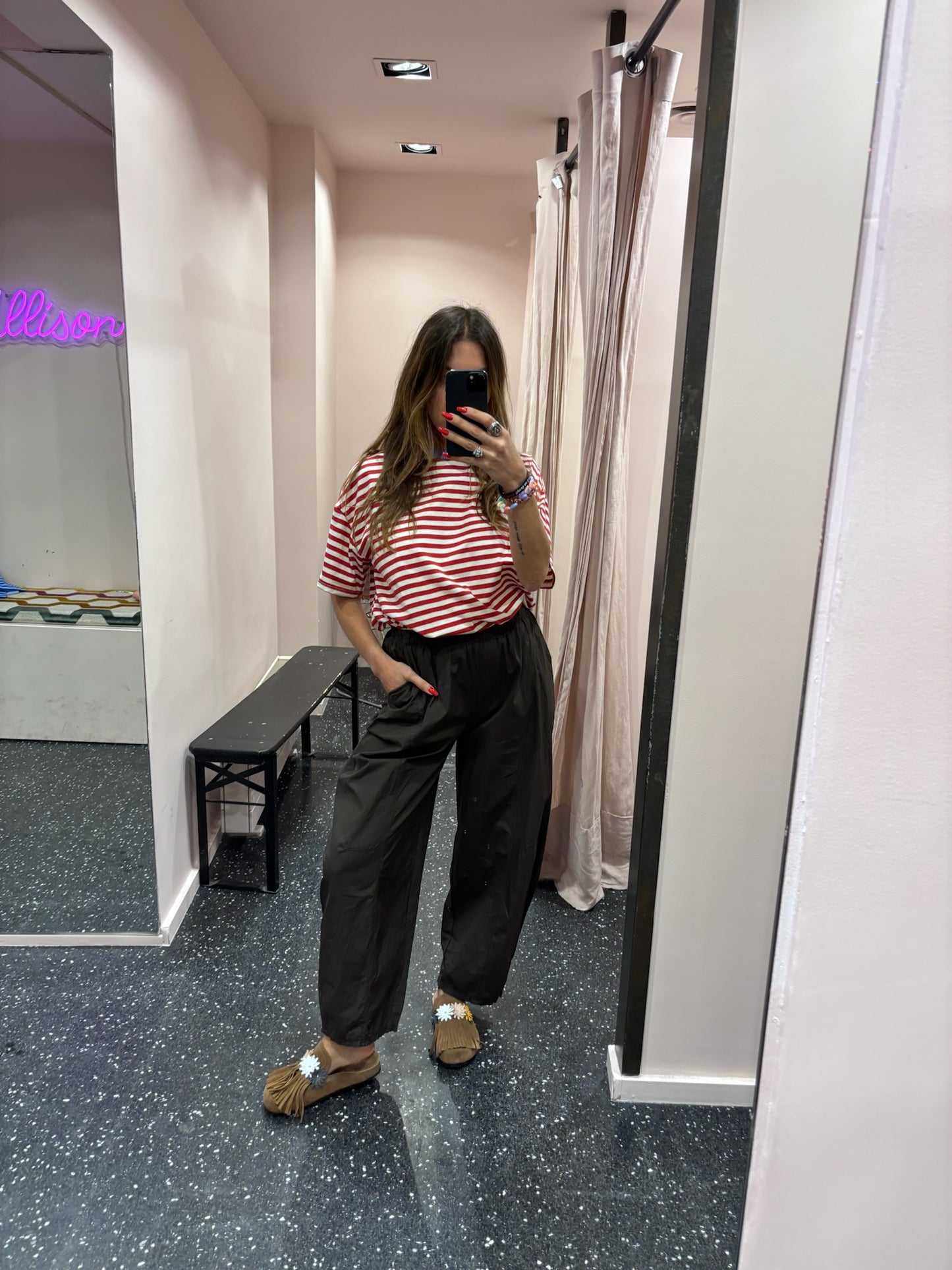 JOHANNA - Marinière oversize manches courtes