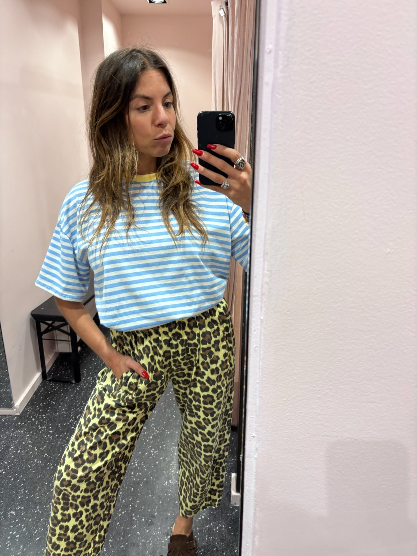 JOHANNA - Marinière oversize manches courtes