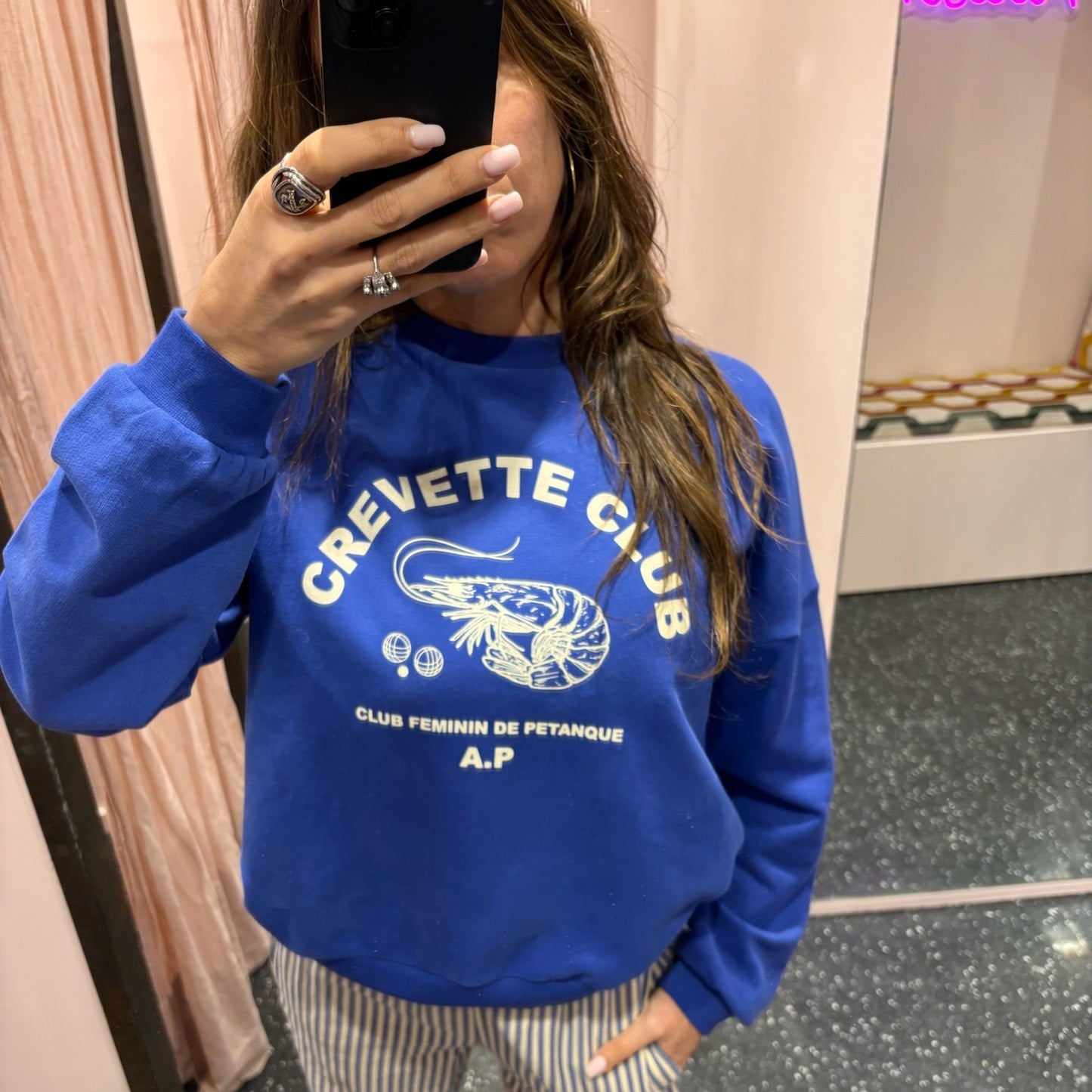 Sweat Crevette club - Arsène et les pipelettes