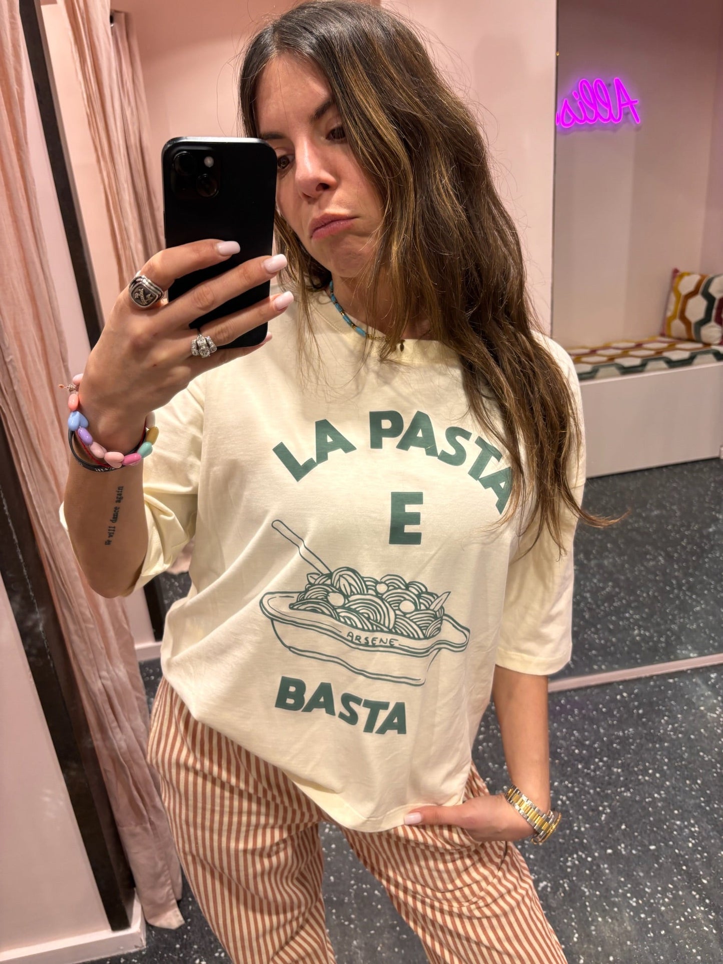 T-shirt Pasta e basta - Arsène et les pipelettes