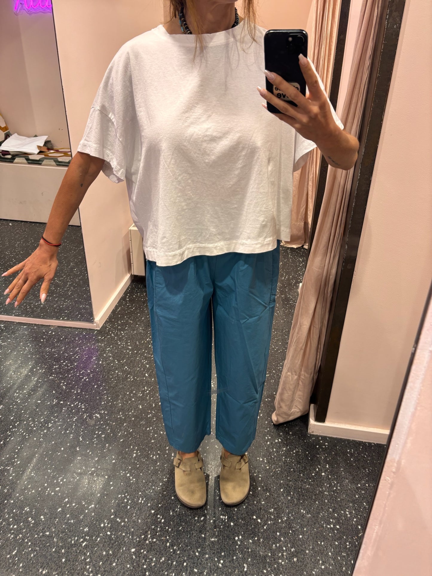 JOHANNA- t-shirt col rond manches courtes