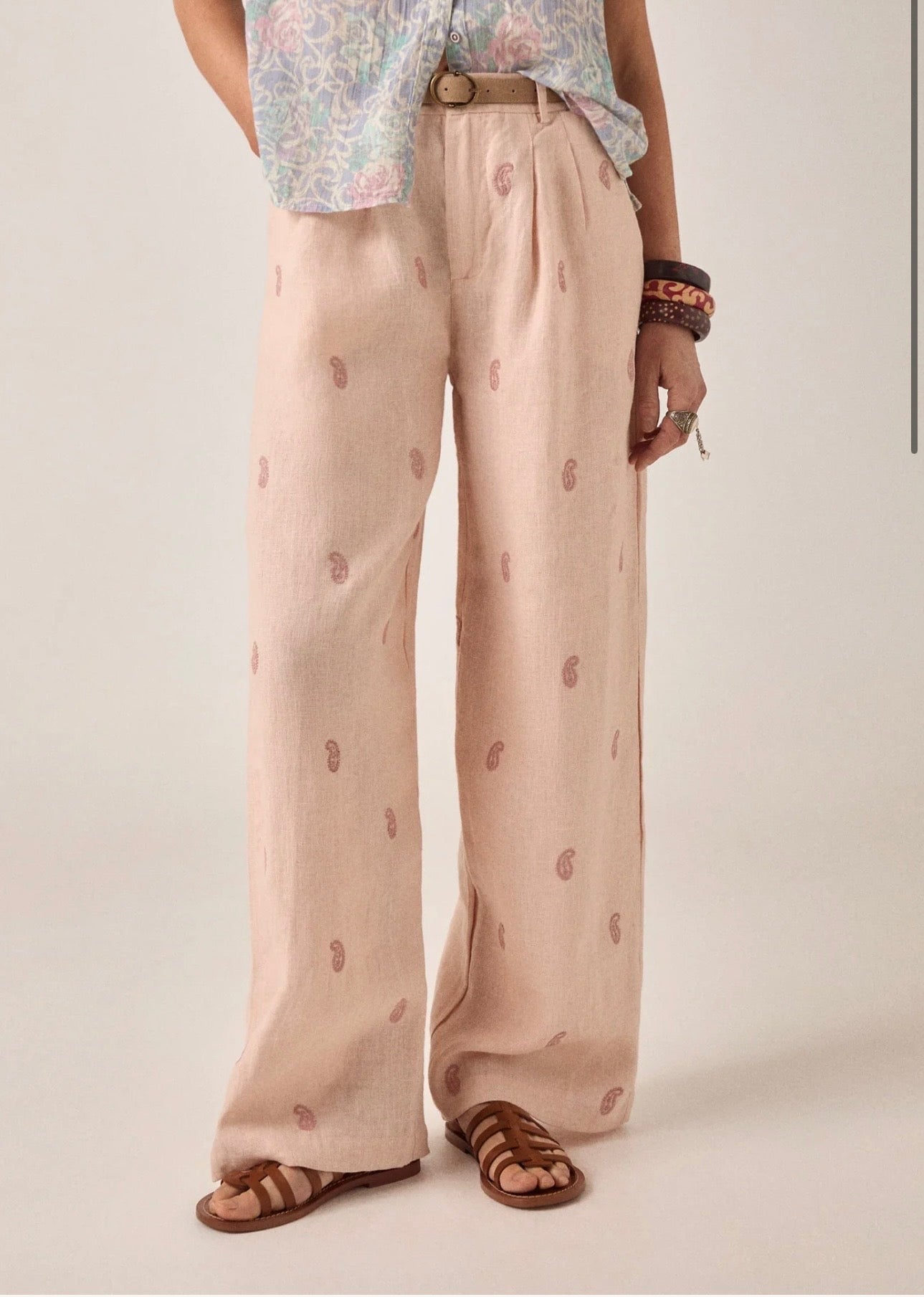 MAISON HÔTEL - Pantalon Otto antique blush