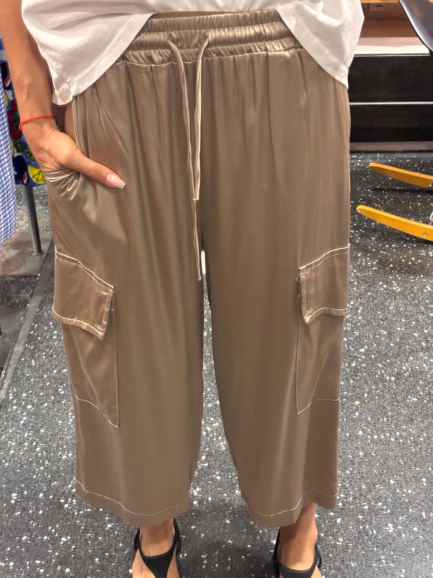 JOHANNA - Bermuda satin