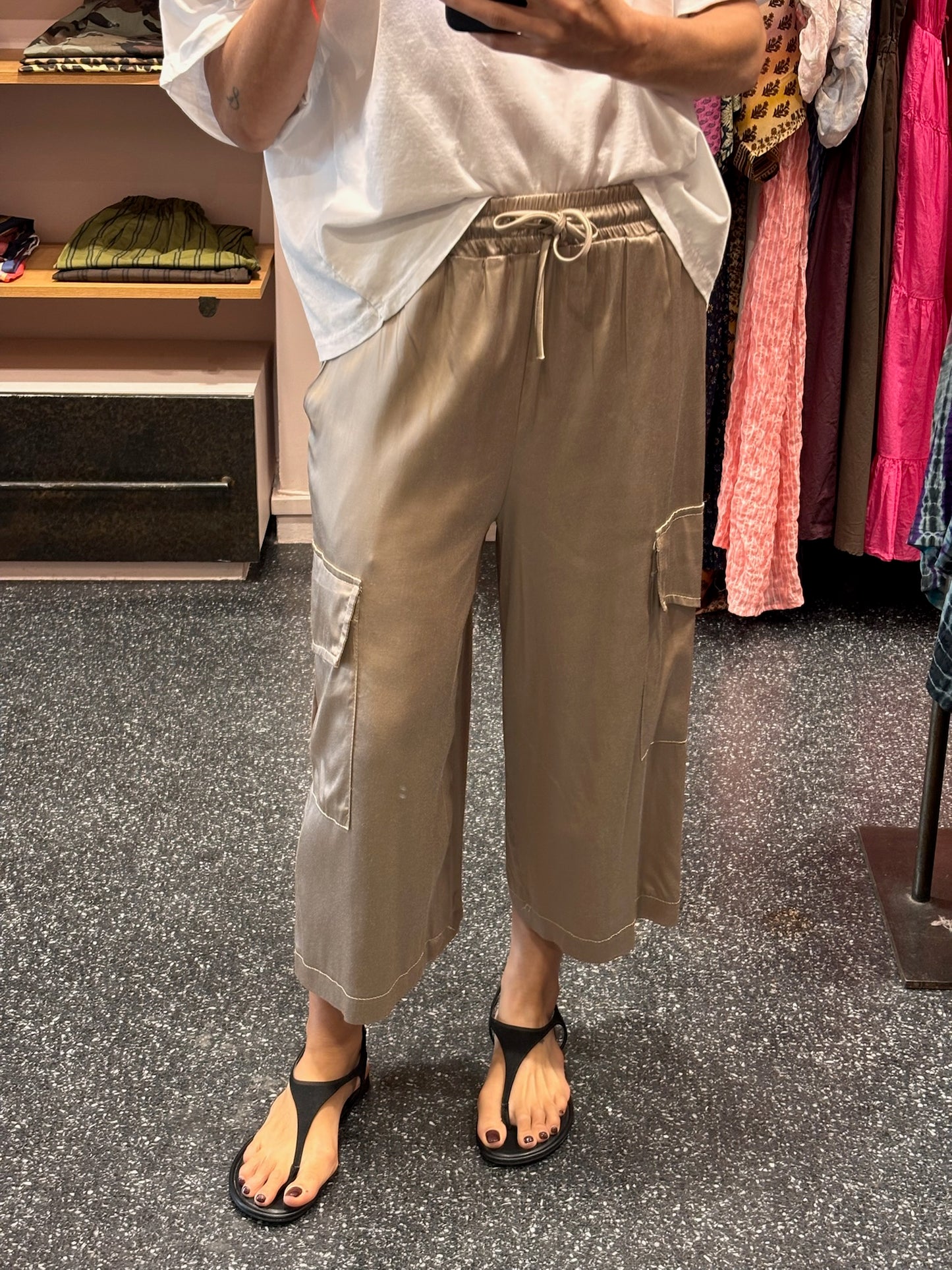 JOHANNA - Bermuda satin
