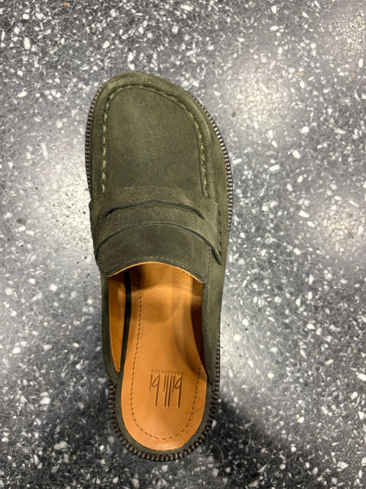 Mules en daim olive - BILLI BI
