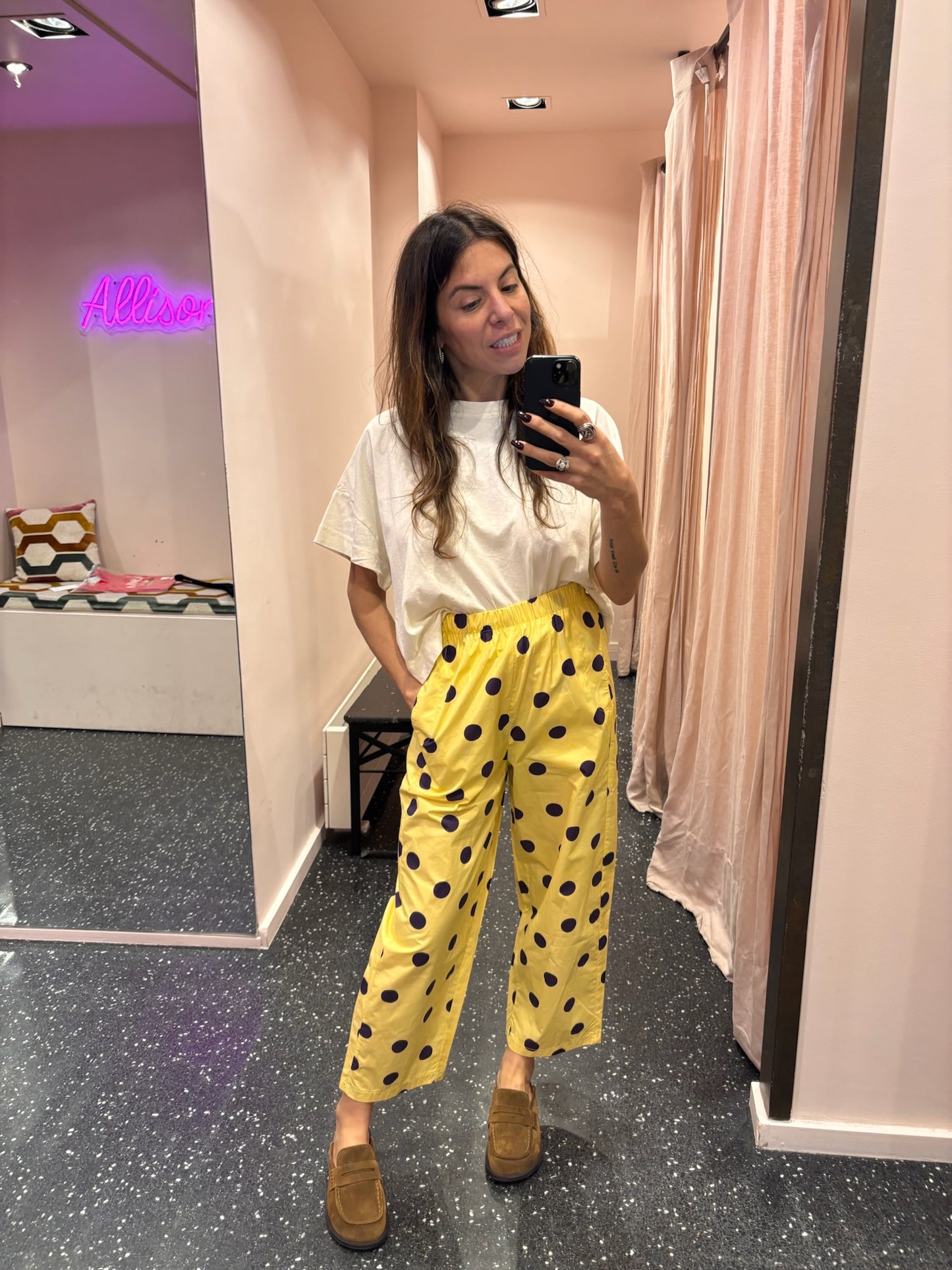 JOHANNA - Pantalon à gros pois