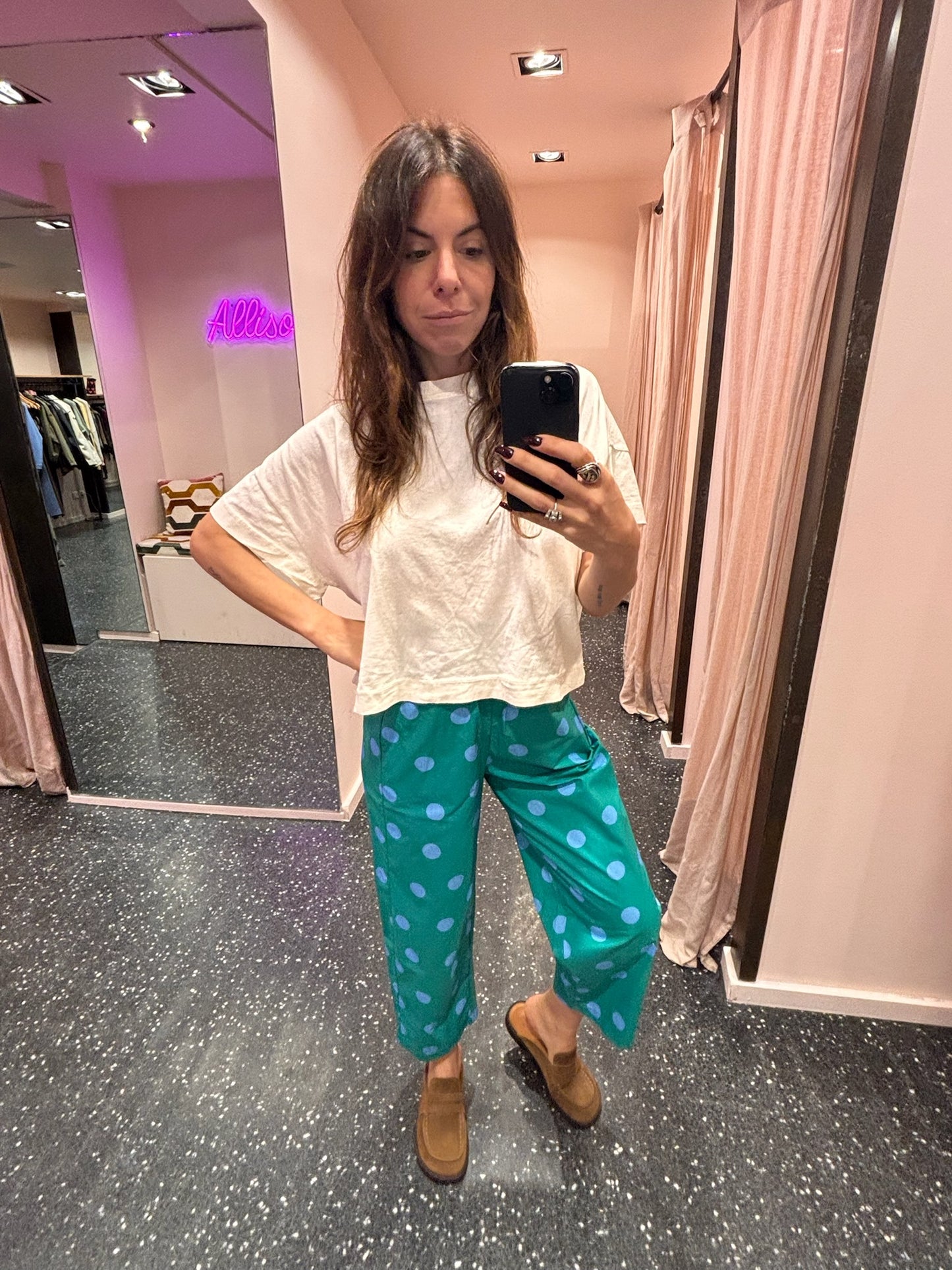 JOHANNA - Pantalon à gros pois
