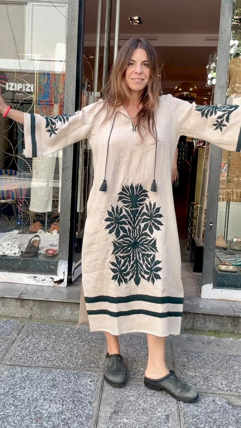 BENARAS – Robes en lin tissées main
