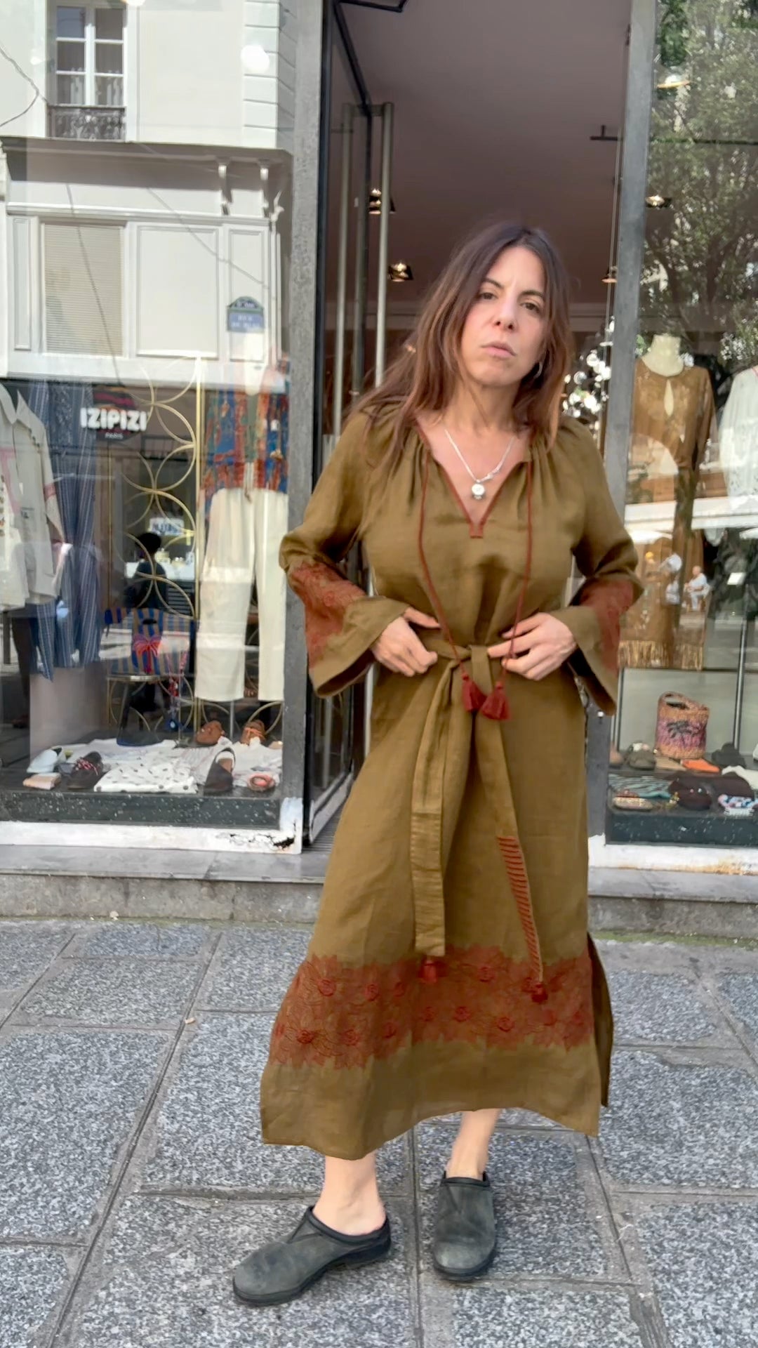 BENARAS – Robes en lin tissées main