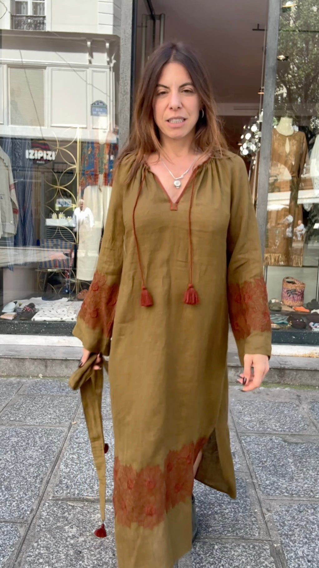 BENARAS – Robes en lin tissées main