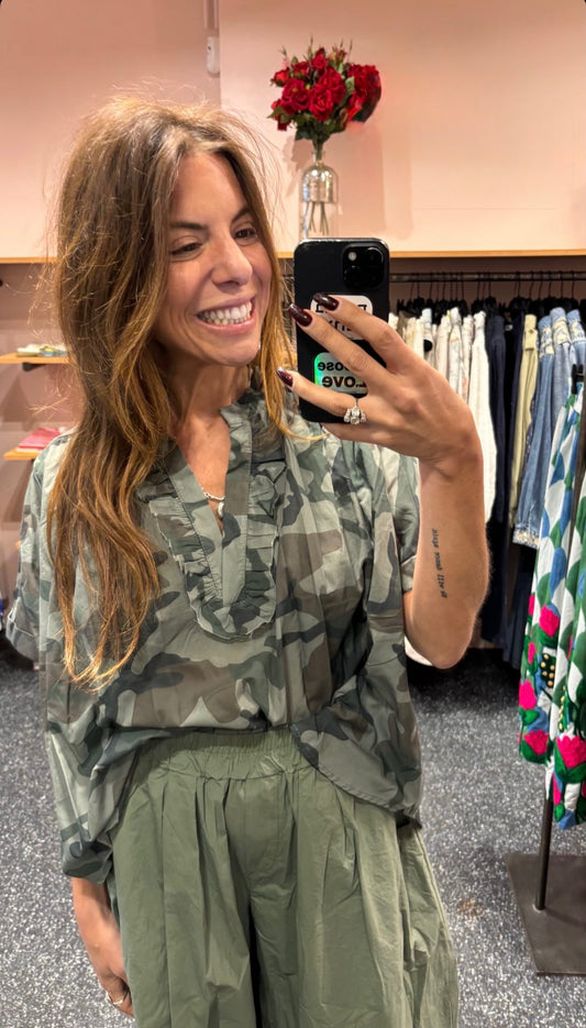 JOHANNA - Chemise militaire