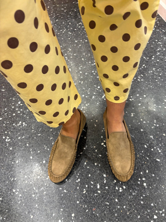 Mocassins daim sésame