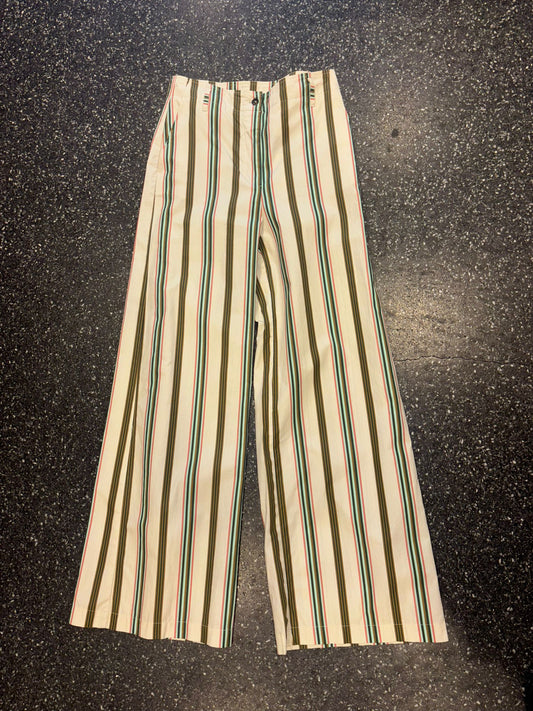 Pantalon à rayures Diega écru