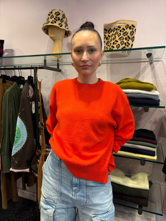 Pull en racoon et laine col rond